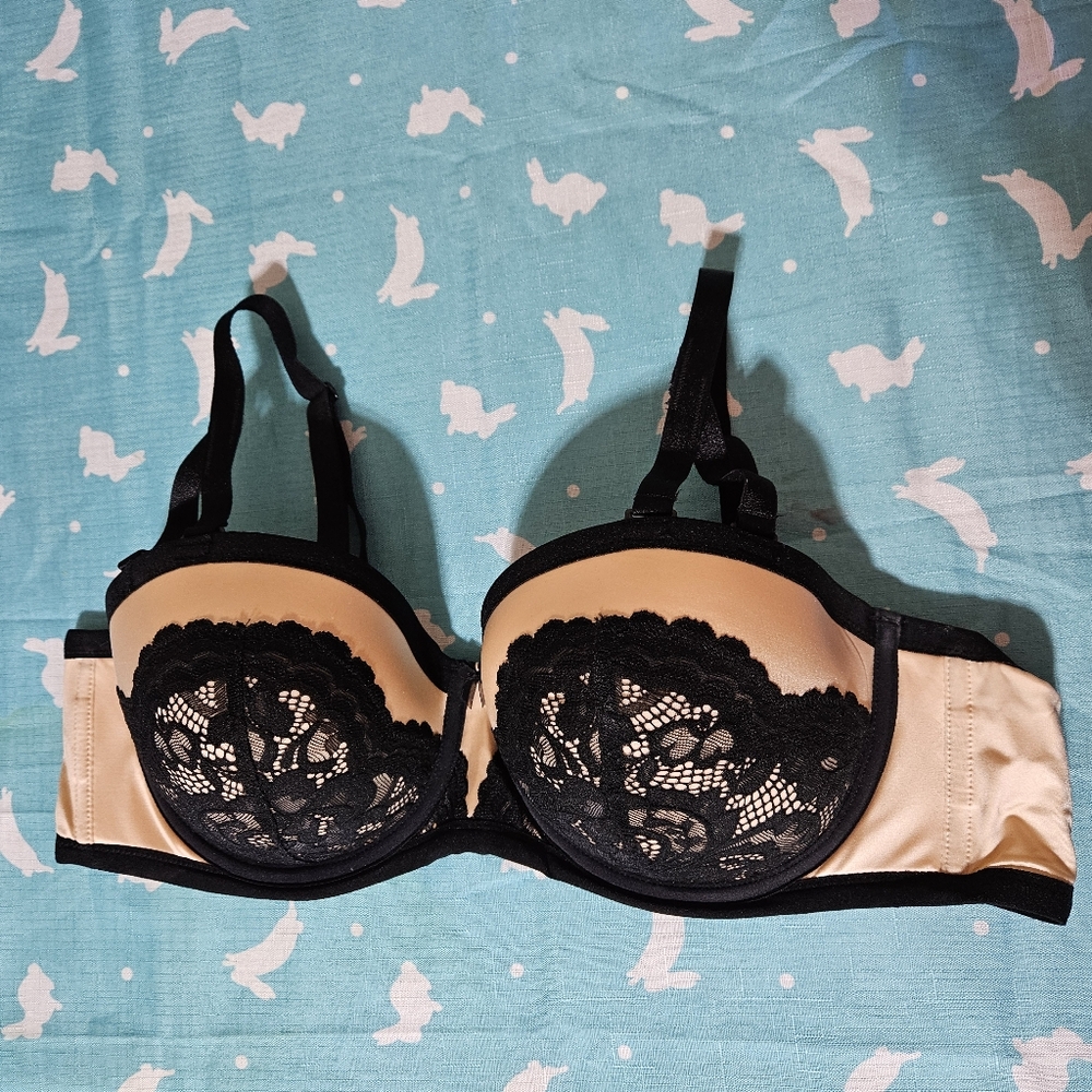 Elegant Black Lace Women's Bra